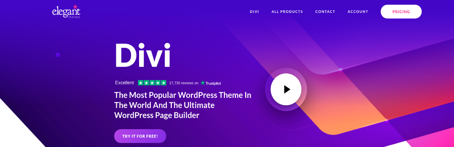 Divi WordPress Theme and Visual Page Builder
