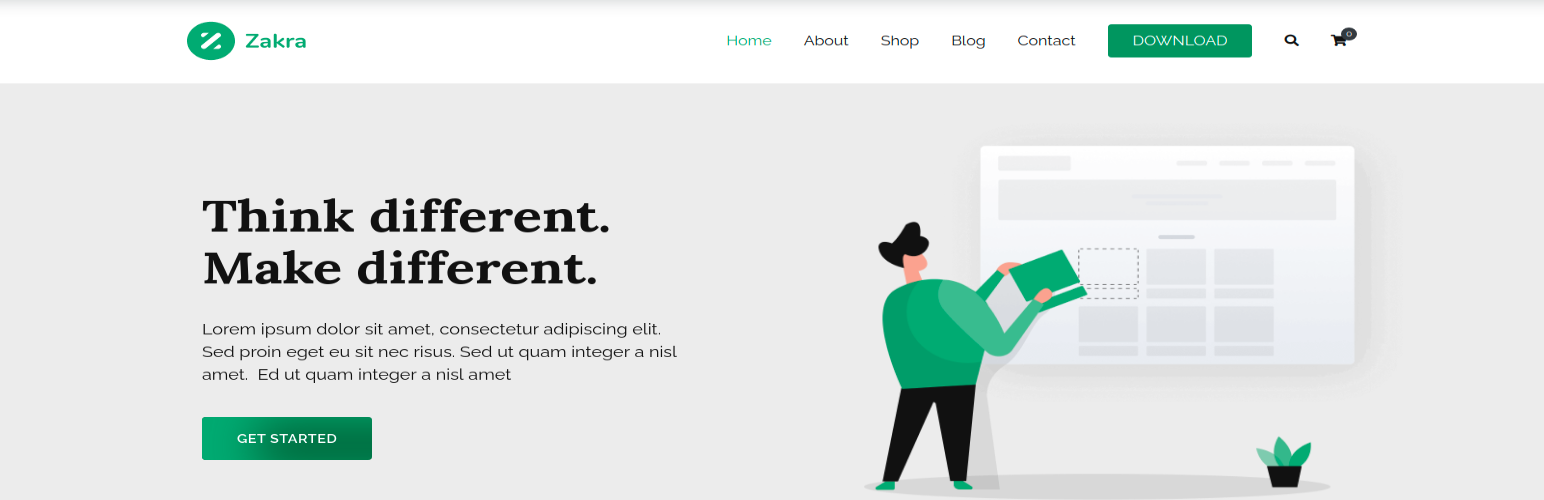 Zakra Homepage