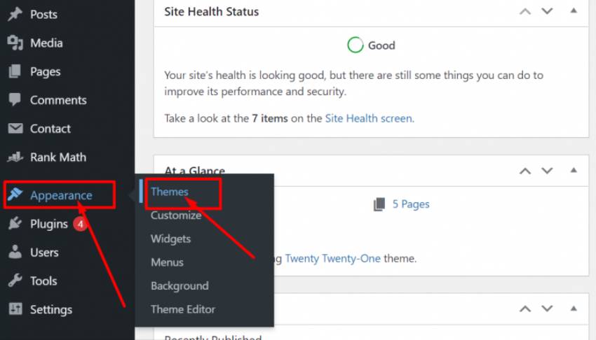 WordPress Dashboard Theme Option
