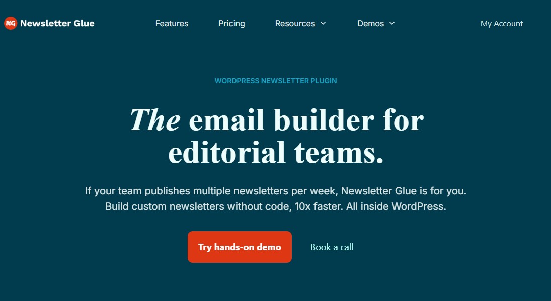 Newsletter Glue: WordPress newsletter plugin