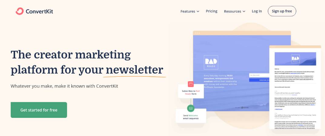 ConvertKit WordPress Newsletter Plugin