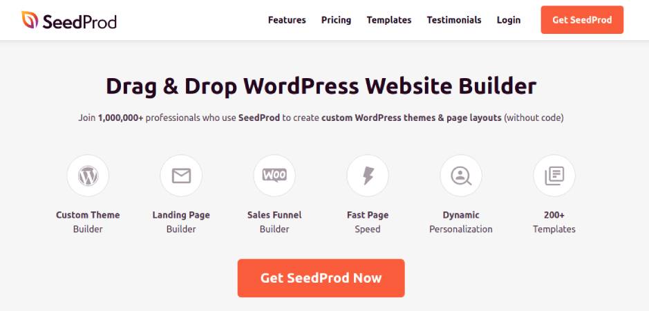 SeedProd - Best Drag & Drop WordPress Website Builder