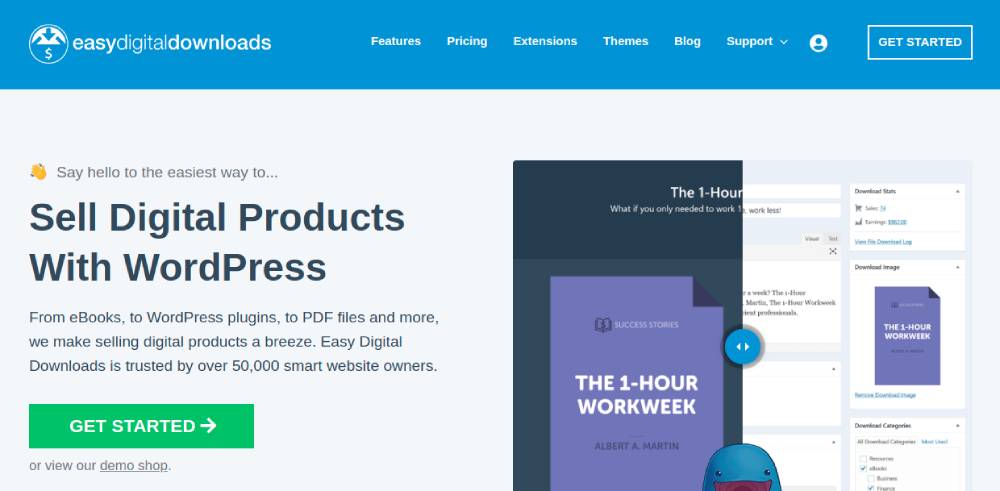 Easy Digital Downloads eCommerce Plugin for WordPress