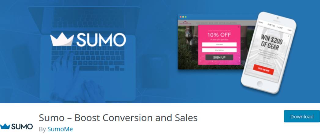 Sumo Free WordPress Popup Plugin