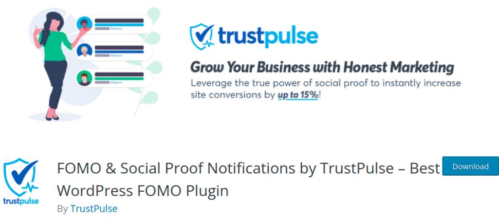 TrustPulse WordPress Popup Plugin