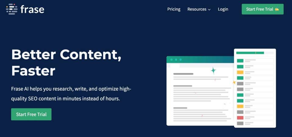 Frase - SEO Writing Assistant Tool