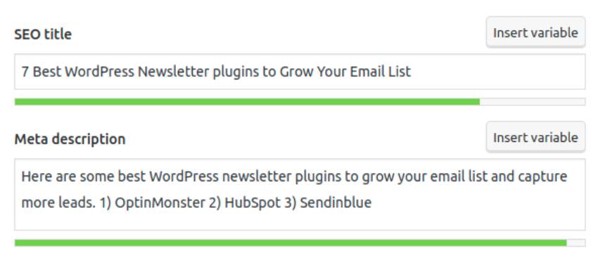Adding SEO Title and Description for Post in Yoast SEO