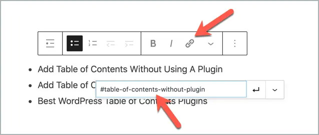 Adding Anchor Tag to a List