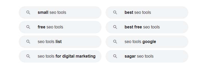 Google Related Searches