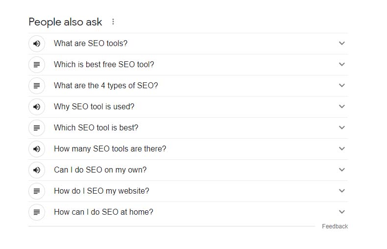 Google People Also Ask
