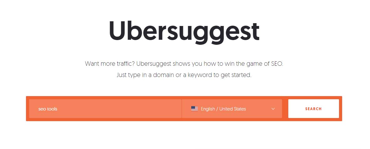 Ubersuggest - Free Keyword Tool