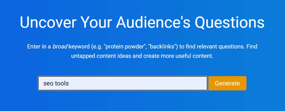 QuestionDB - Free Keyword Questions Tool