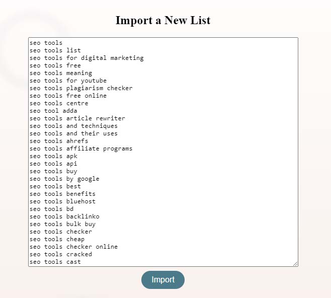 Keyword Sheeter Keyword Ideas