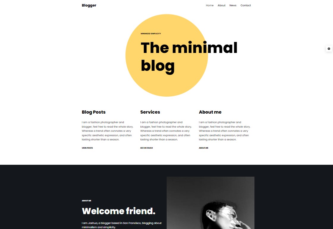 Neve Free Blog Theme
