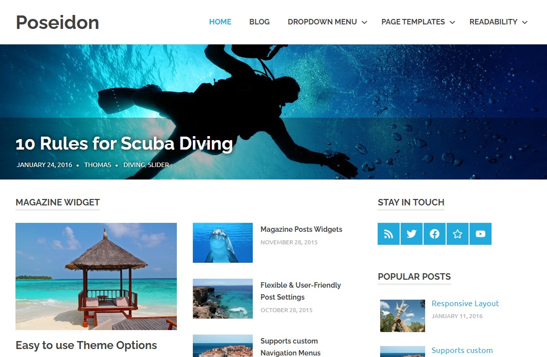 Poseidon WordPress Theme