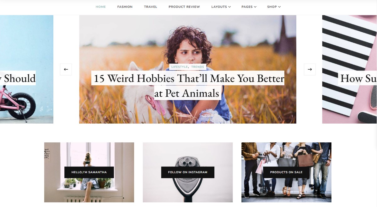 Vilva - Free Blog Theme