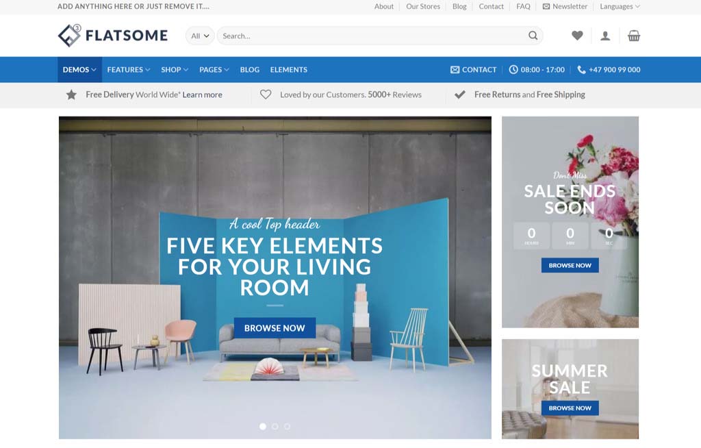 Flatsome – Multi-Purpose Responsive WooCommerce Theme