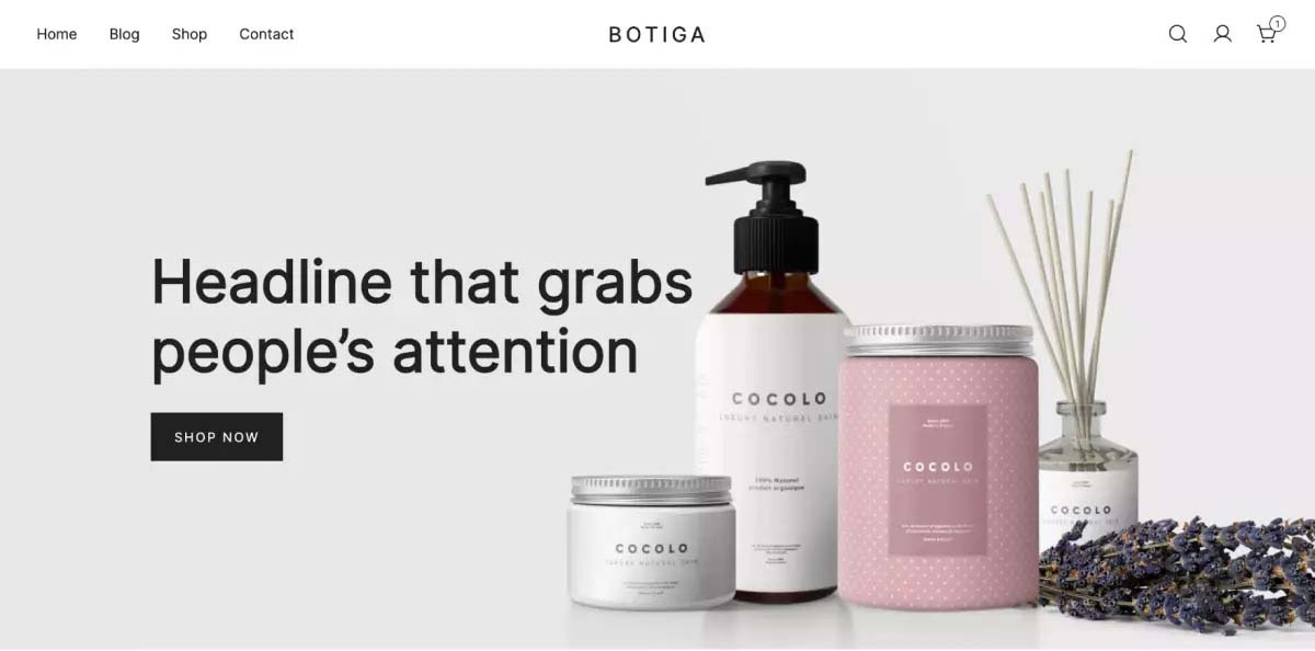Botiga – Free WordPress WooCommerce Theme