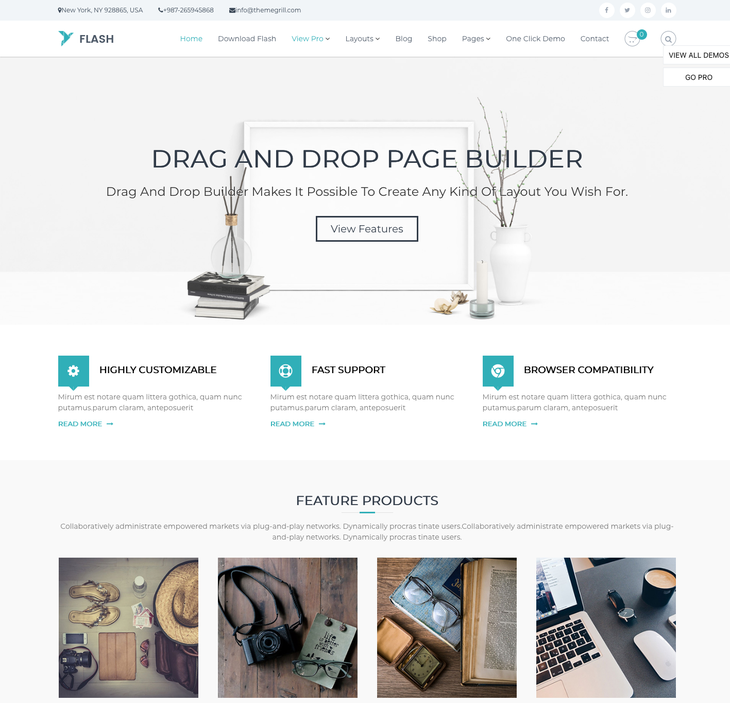 Flash - Flexible MultiPurpose Responsive WordPress Theme