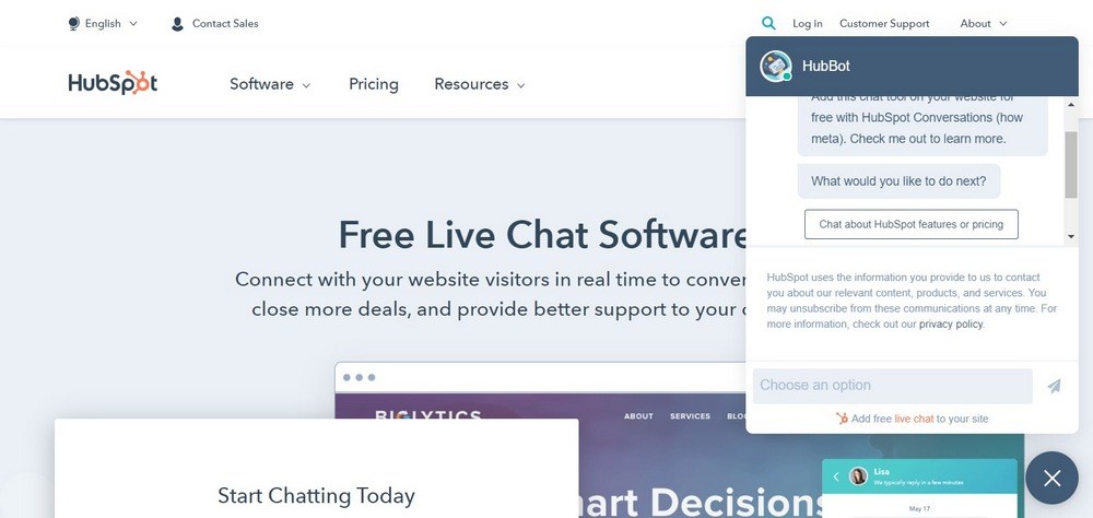 HubSpot – CRM, Email Marketing, Live Chat, Forms & Analytics