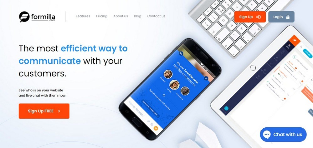 Formilla – Real-time Chat & Chatbots Plugin