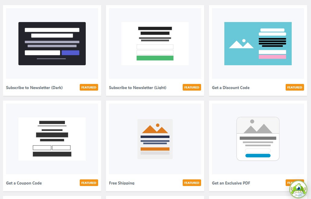 OptinMonster Professionally Designed Templates
