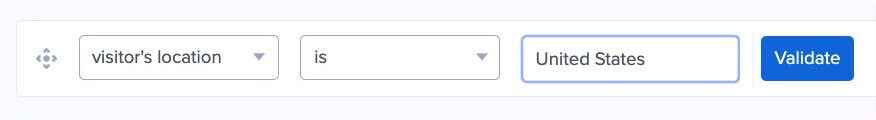 OptinMoster Display Rule for Targeting Geolocation Campaign