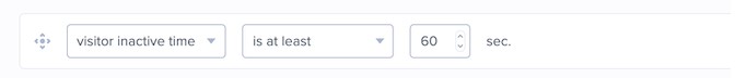 OptinMonster Display Rule for InactivitySensor Feature