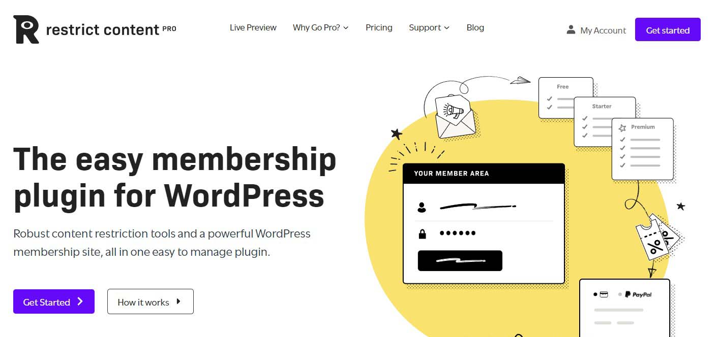 WordPress Membership Plugin – Restrict Content Pro