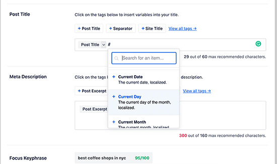 All in One SEO Metabox