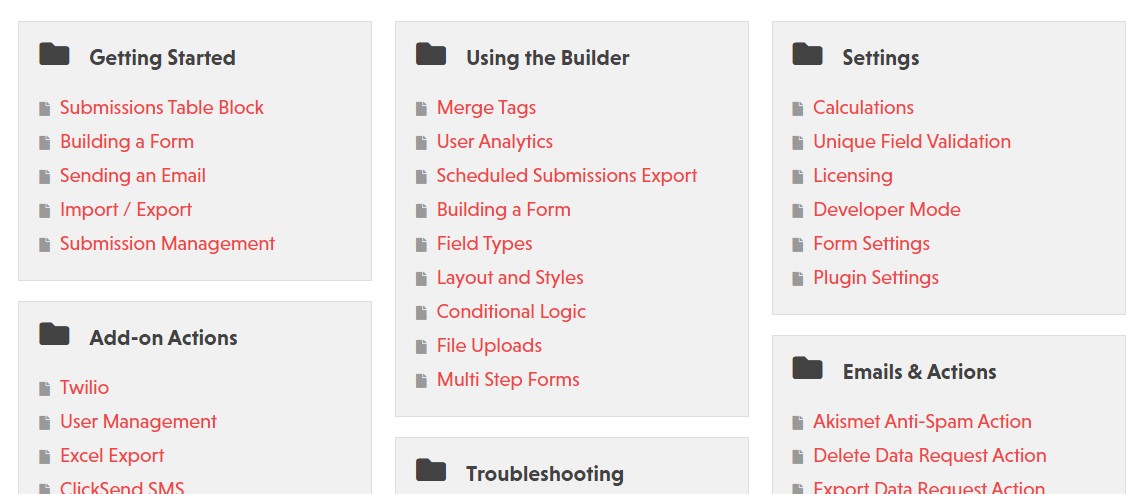 Ninja Forms Documentation