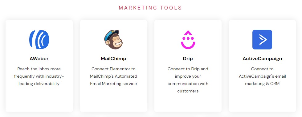 Elementor Integrations