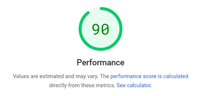Elementor Performance Test