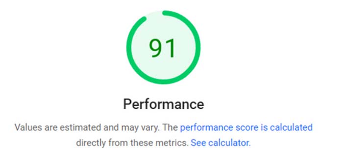 Divi Performance Test