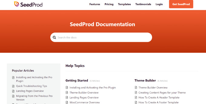 SeedProd Customer Support