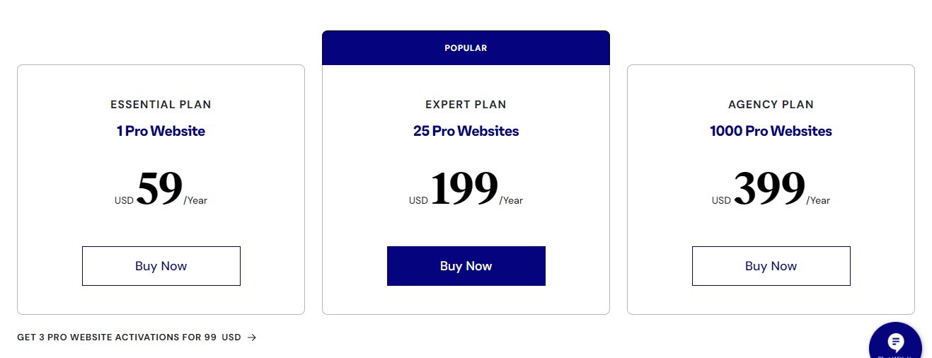 Elementor Pro Pricing