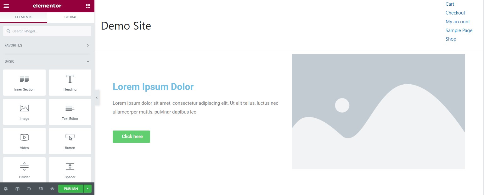 Elementor Builder Example