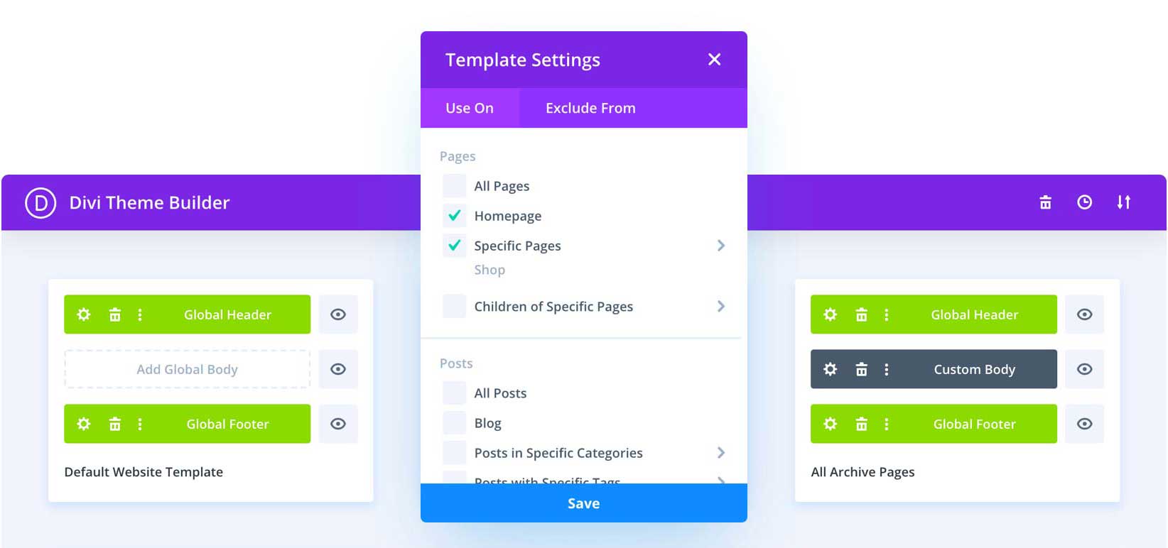 Divi Theme Builder