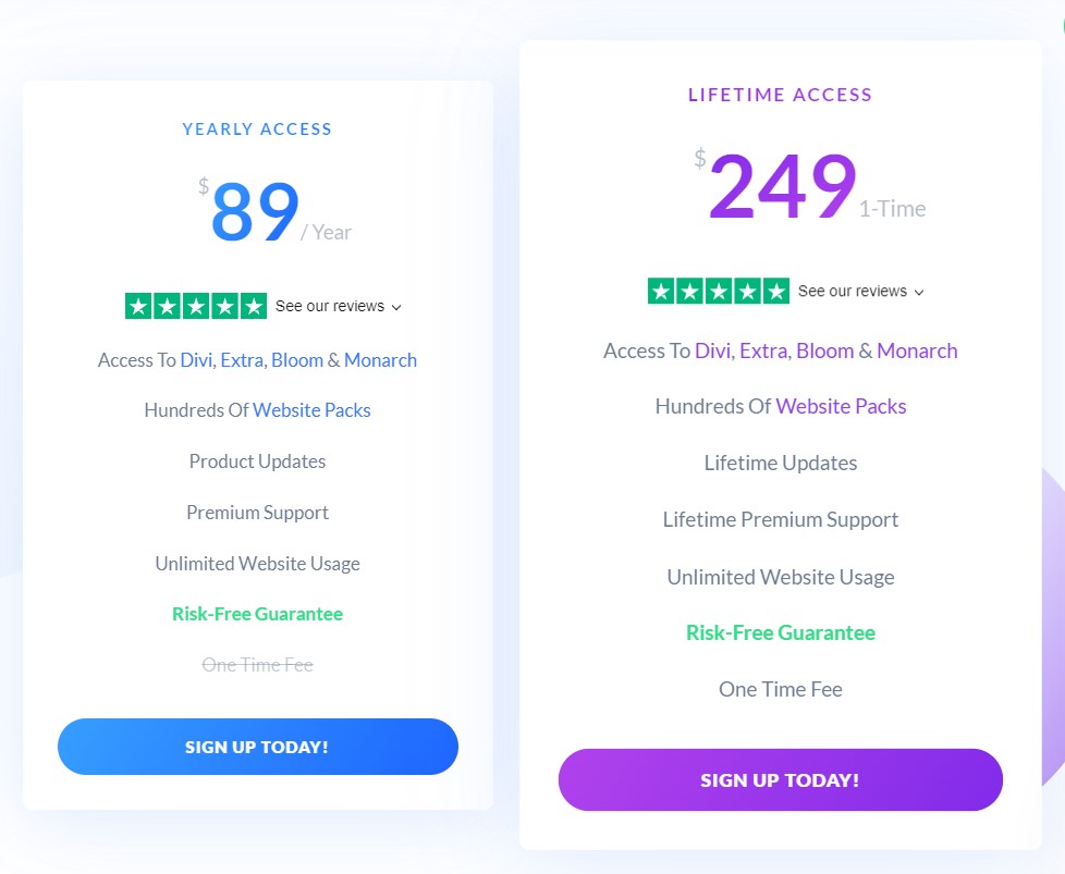 Divi Pricing