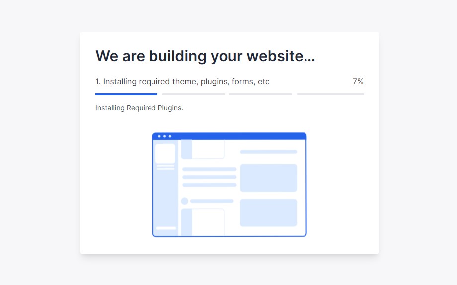 Installing Template