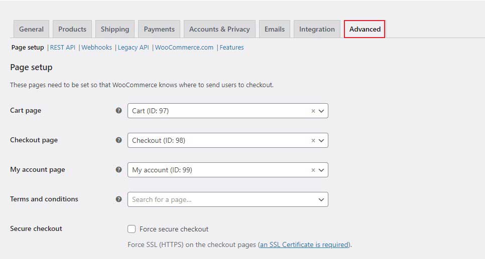 WooCommerce Advanced Settings