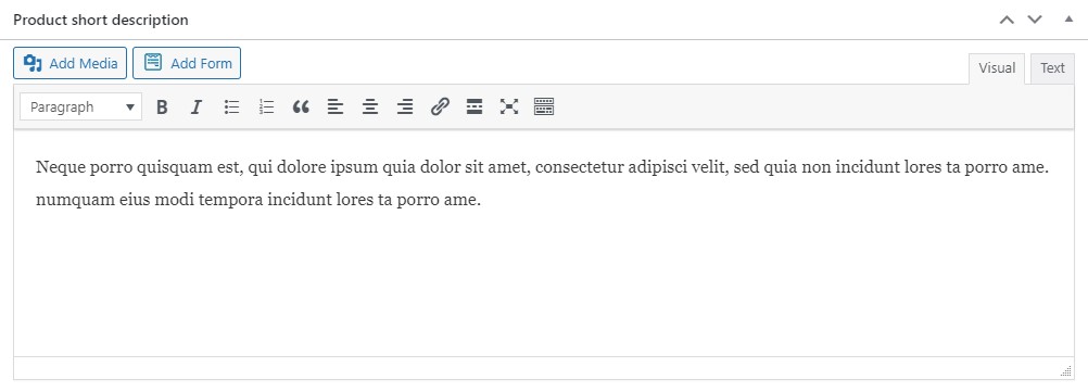 Product Short Description