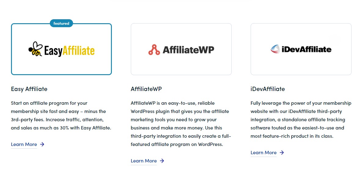 MemberPress Affiliate Plugins Integration