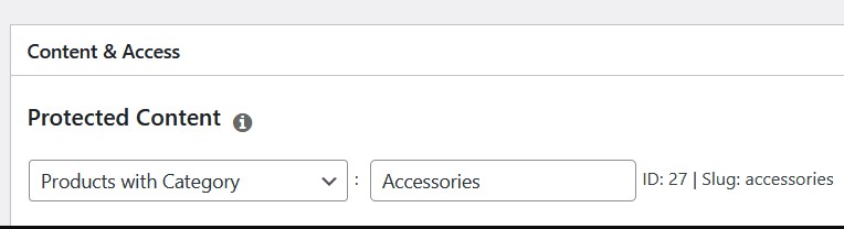 Restricting Access to WooCommerce Products with Category Accessories Using MemberPress