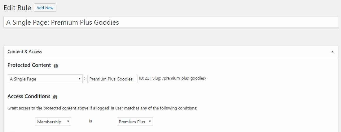 MemberPress Access Rules
