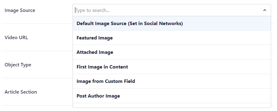 Choose Your Facebook Thumbnail Image Source