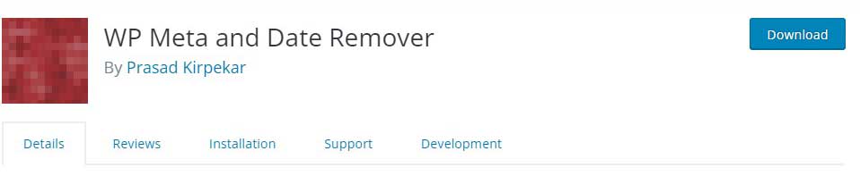 WP Meta and Date Remover – WordPress Plugin