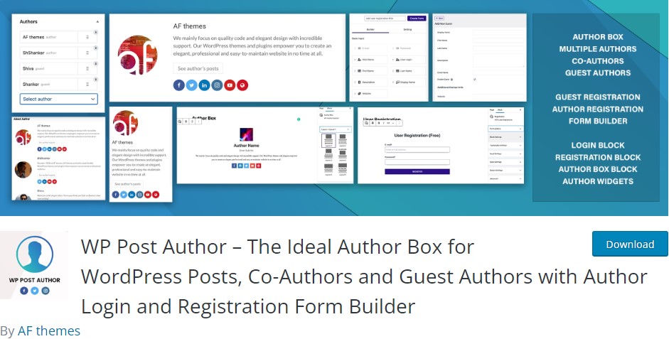 WP Post Author – Best WordPress Author Box Plugin
