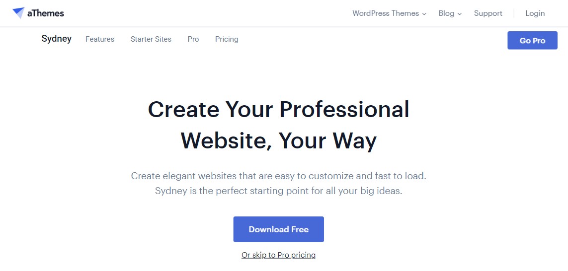 Sydney WordPress Theme