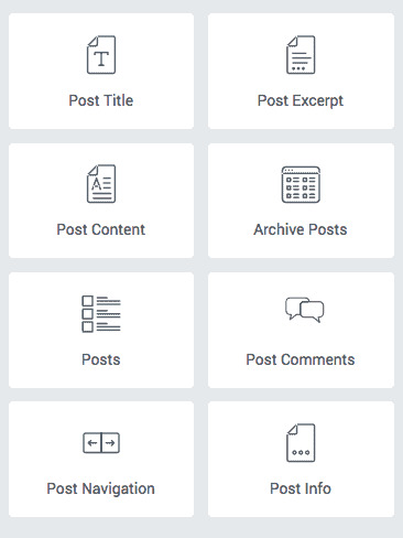 Elementor Dynamic Theme Widgets